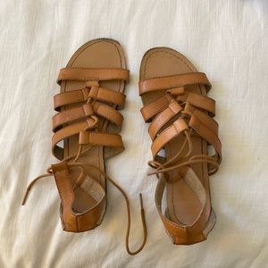 Tan sandals